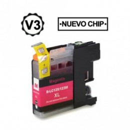 CARTUCHO COMPATIBLE BROTHER LC125 MAGENTA