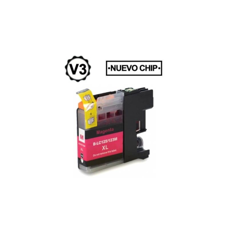 CARTUCHO COMPATIBLE BROTHER LC125 MAGENTA