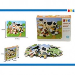 PUZZLE 24PZ ANIMALES GRANJA CAJA