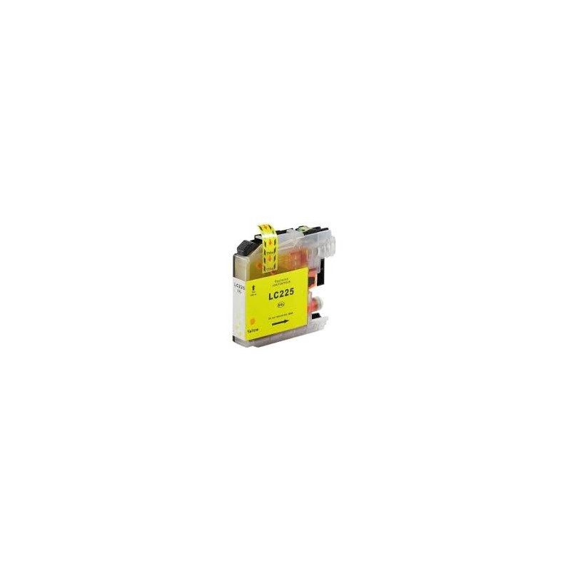 CARTUCHO COMPATIBLE BROTHER LC225 AMARILLO