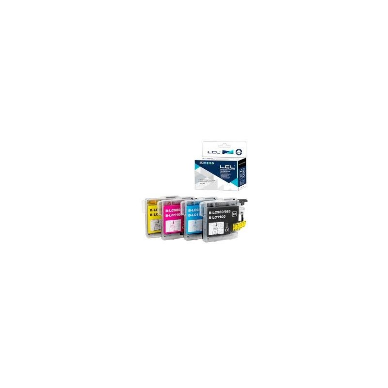 CARTUCHO COMPATIBLE BROTHER MULTIPACK LC980/LC1100