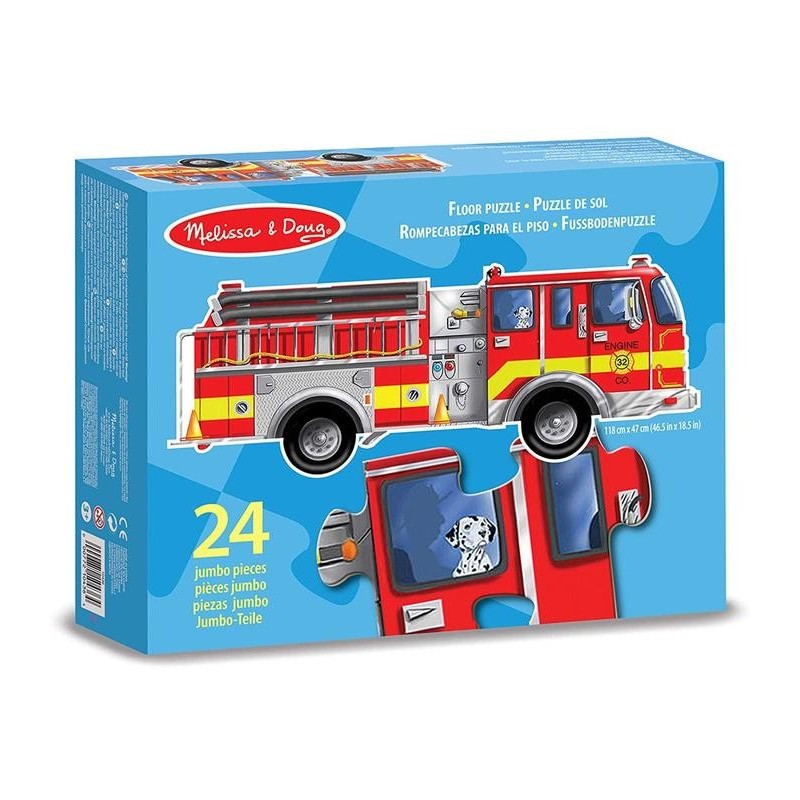 PUZZLE CARTON 24PZ CAJA METAL BOMBERO