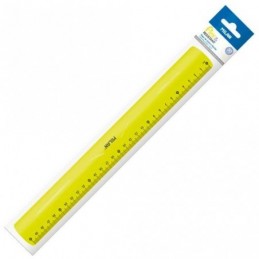 REGLA MILAN 30CM FLEXIBLE AMARILLO