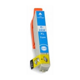 CARTUCHO COMPATIBLE EPSON T 2432 CIAN