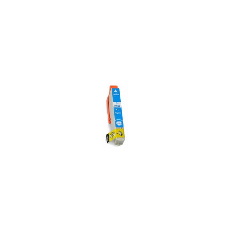 CARTUCHO COMPATIBLE EPSON T 2432 CIAN