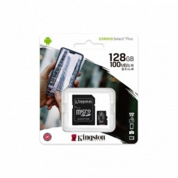 MEMORIA SD MICRO 128GB CLASE 10 KINGSTON ADAPTADOR