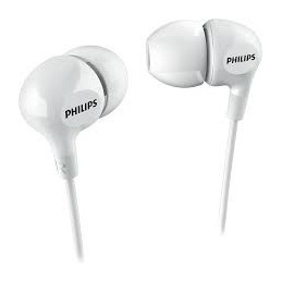 AURICULAR PHILIPS SHE3555 (BOTON) BLANCO CON MICRO