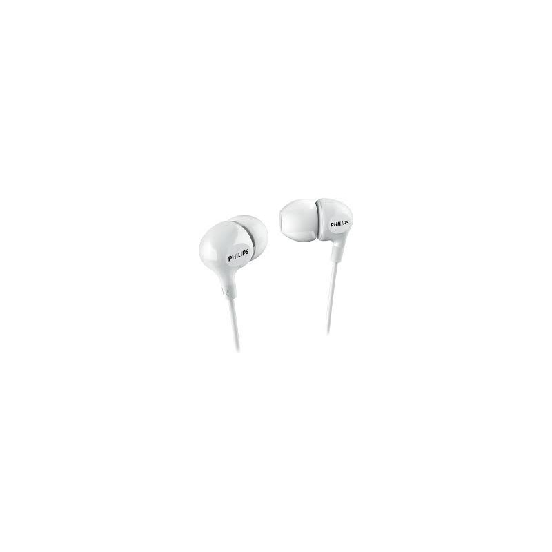 AURICULAR PHILIPS SHE3555 (BOTON) BLANCO CON MICRO