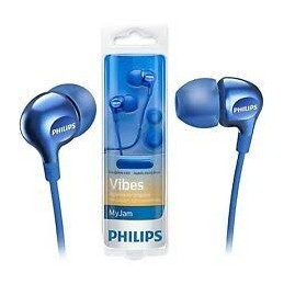 AURICULAR PHILIPS SHE3705BK CON MICRO AZUL