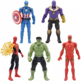 FIGURAS SUPERHEROES AVENGERS 5 PZ