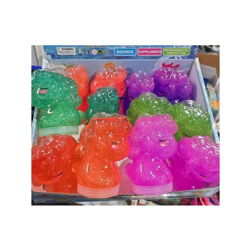 SLIME CABEZA UNICORNIO COLORES