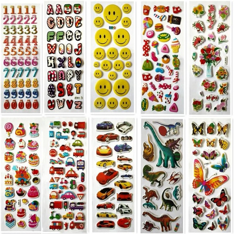 PEGATINAS RELIEVE 3D