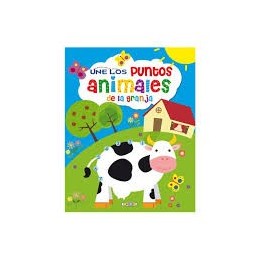 LIBRO UNIR LOS PUNTOS ANIMALES DE LA GRANJA APREND