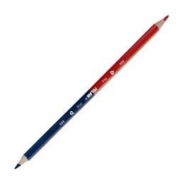 LAPIZ TRIANGULAR ROJO-AZUL