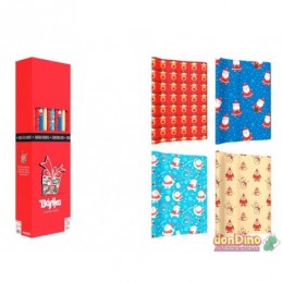 PAPEL REGALO ROLLO NAVIDAD 1mX2m