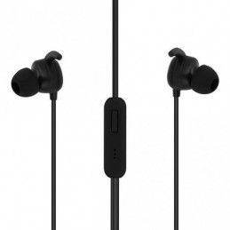 AURICULARES ESTEREO CON MICROFONO 3.5MM NEGRO