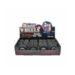 MONSTERS WHEELS SACAPUNTAS GOMA PUZZLE