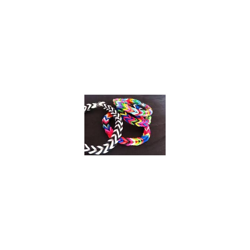 GOMITAS PULSERAS / TRENZAS COLORES