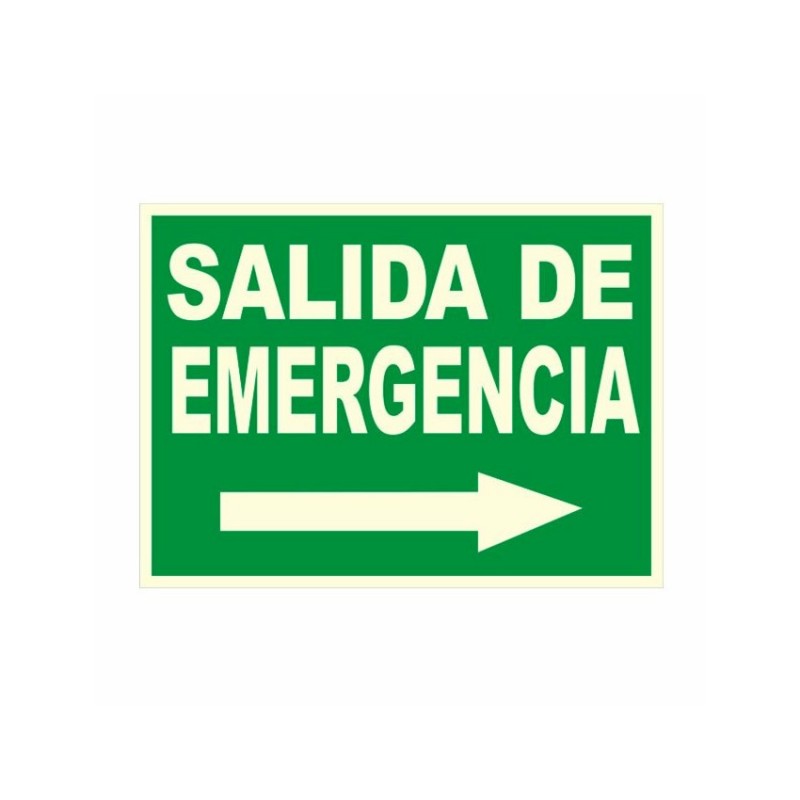 LETRERO SALIDA DE EMERGENCIA