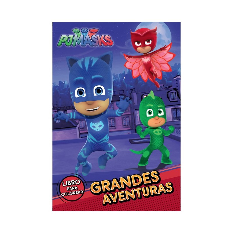 LIBRO PEGACOLOR PJMASKS