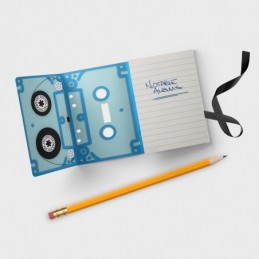 LIBRETA 1/4 DECORADA SURTIDA CON CINTA