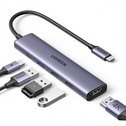 UGREEN USB C 5 IN 1 HDMI 3 USB 1 USB C 4K 100W