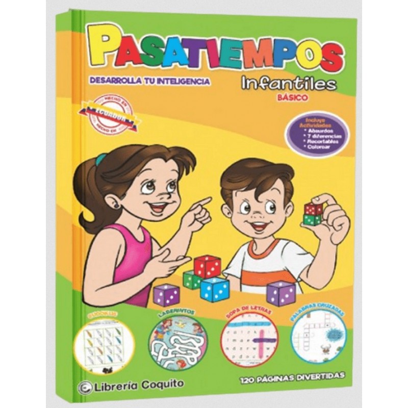 LIBRO PASATIEMPOS INFANTILES
