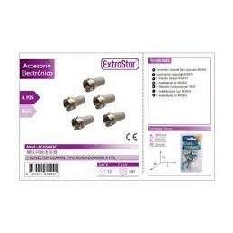 CONECTOR F ROSCADO COAXIAL RG6U