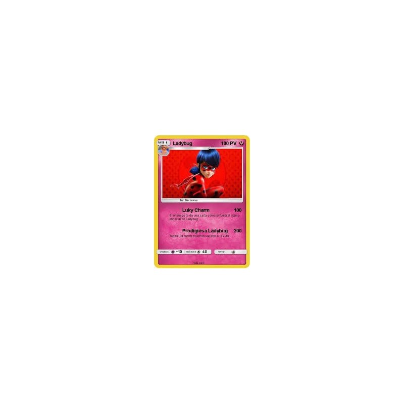 CARTAS LADYBUG-POKEMON