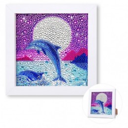 CUADRO 5D DIAMANTES 20X20CM