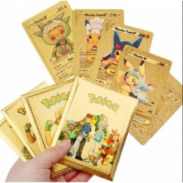 CARTAS POKEMON PREMIUM DORADAS O COLORES 10UDS