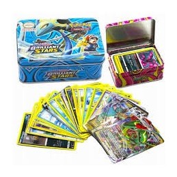 SET POKEMON CARTAS CAJA METAL