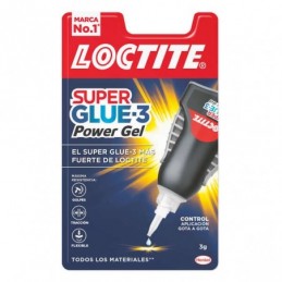 LOCTITE SUPERGLUE-3 CONTROL POWER GEL 3GR FLEXIBLE