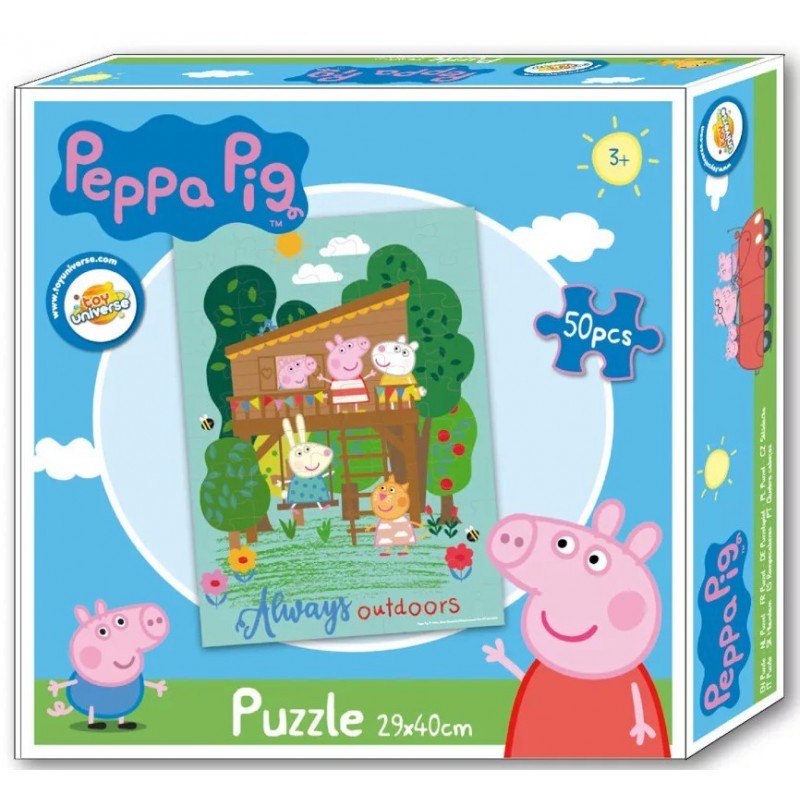 PUZZLE PEPPA PIG OUTDOORS 50 PZ CAJA