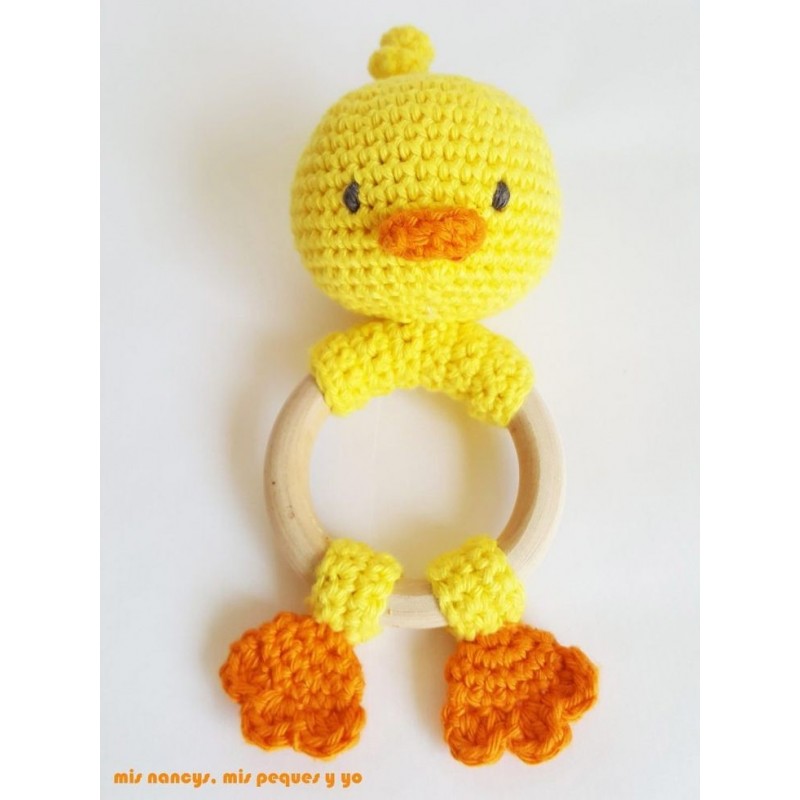 PELUCHE SONAJERO 12CM PATITO