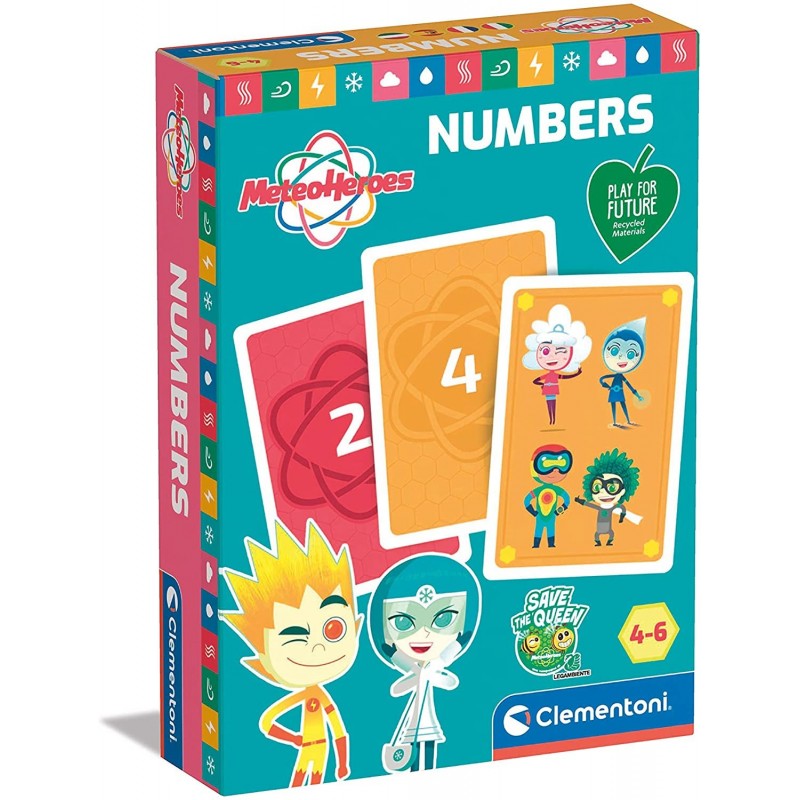 JUEGO DE CARTAS NUMEROS CLEMENTONI 11x16CM