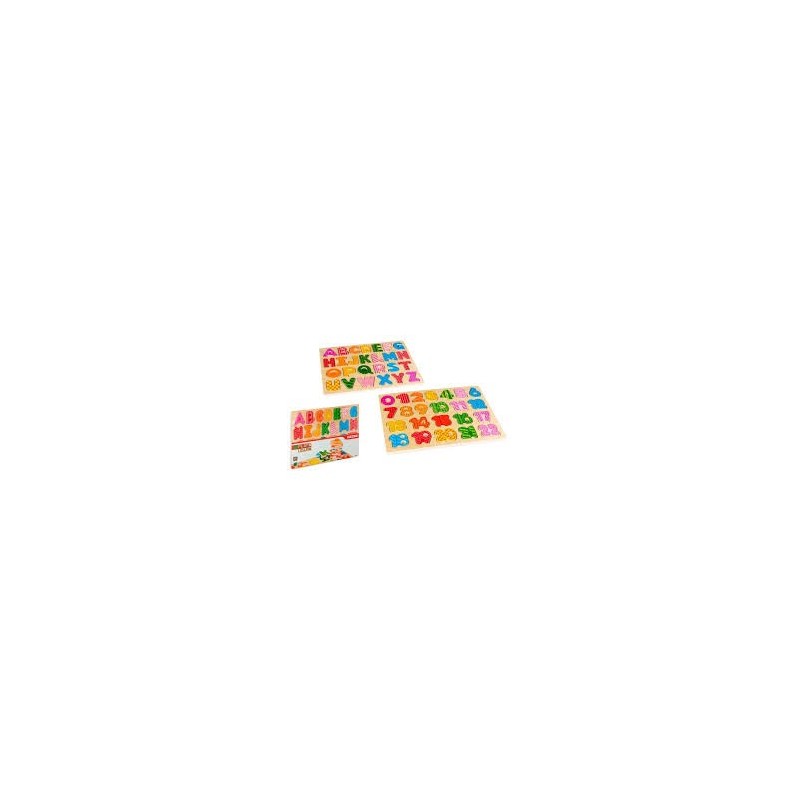 PUZZLE MADERA ALFABETO SURTIDOS