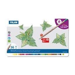CAJA METAL 36 LAPICES COLORES MINA GRAND
