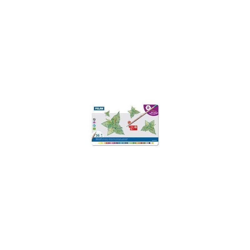 CAJA METAL 36 LAPICES COLORES MINA GRAND