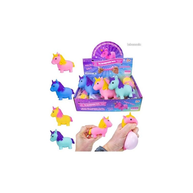 SQUISHY UNICORNIO COLORES DECOMPRESSION