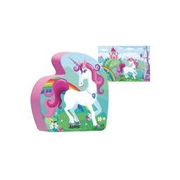 PUZZLE 49 PIEZAS EDAD 5+ UNICORN