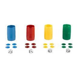 ACCESORIO PARCHIS 4 JUGADORES CAJA PLASTICO