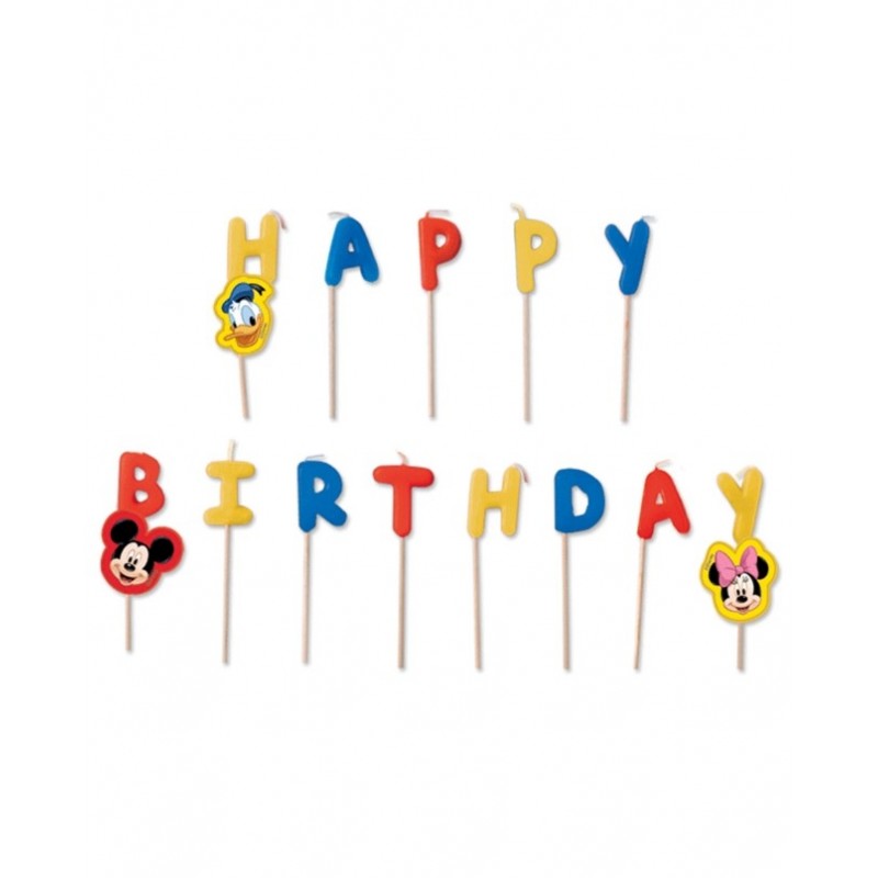 VELAS HAPPY BIRTHDAY MICKEY