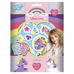 TATUAJES METALICOS SHINE UNICORN