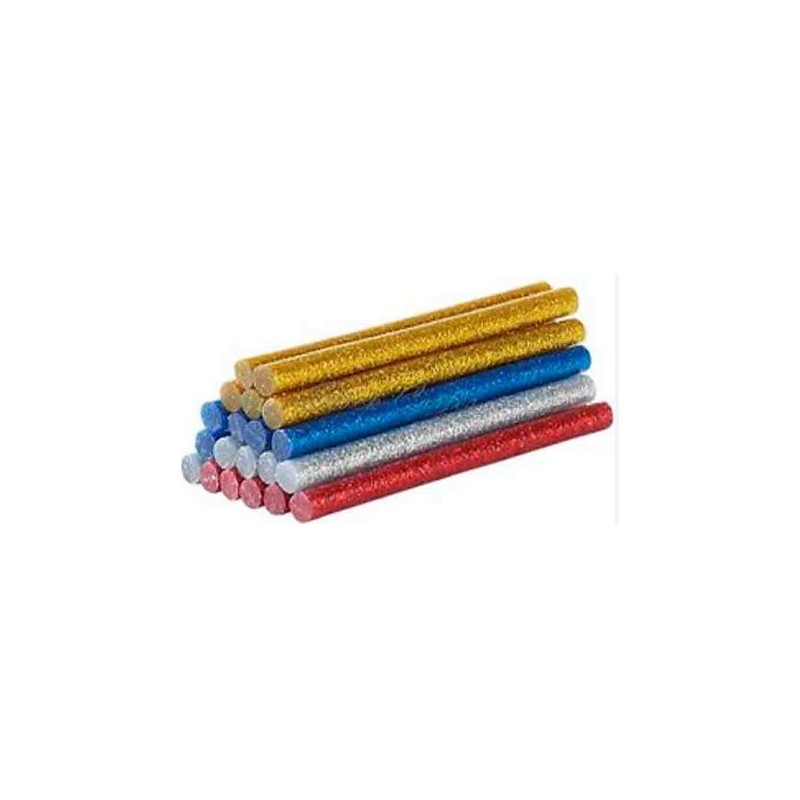 BARRITAS SILICONA FINAS COLOR PURPURINA 10CM