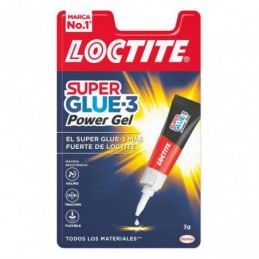 LOCTITE SUPERGLUE-3 POWER GEL 3GR ADHESIVO