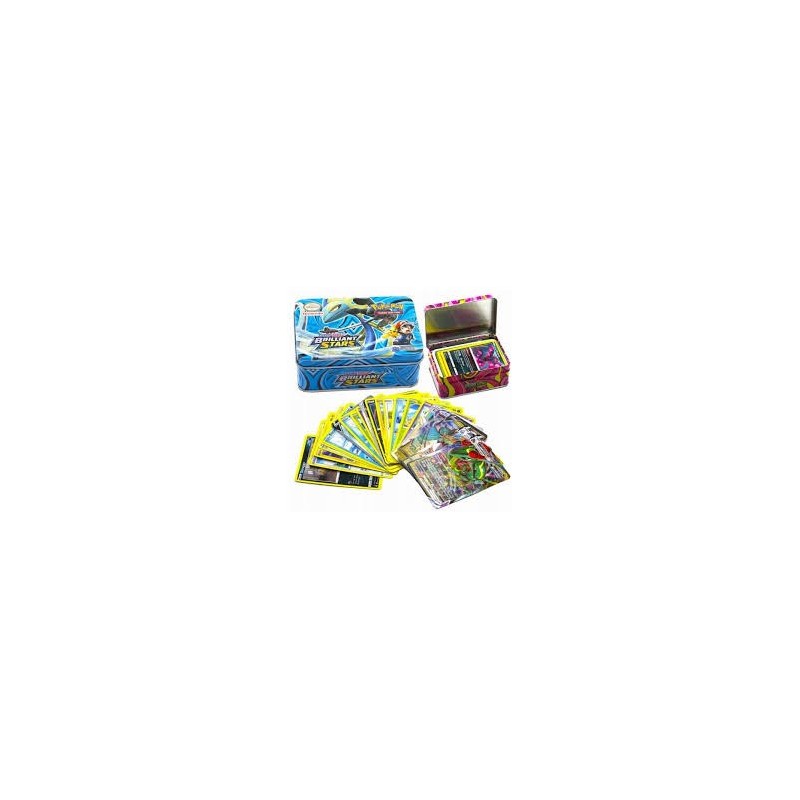 SET POKEMON CARTAS CAJA METAL
