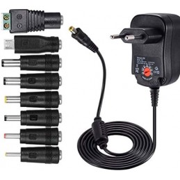 CARGADOR UNIVERSAL 3V/12V /12W CON 6 CONECTORES