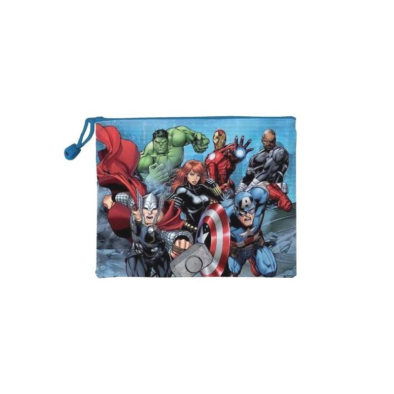 ESTUCHE PLANO CREMALLERA AVENGERS