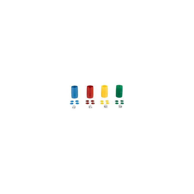 ACCESORIO PARCHIS 4 JUGADORES CAJA PLASTICO